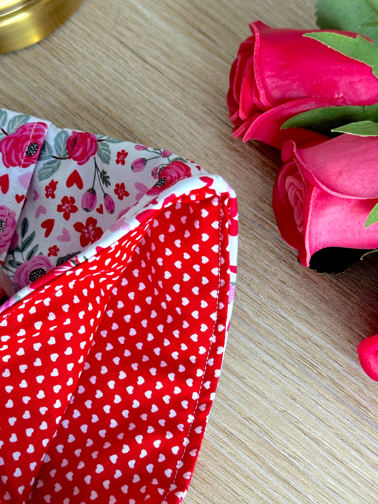 Floral Book Sleeve with Pocket – Padded Book Protector